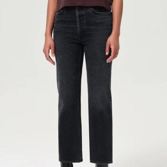 AGOLDE 90's Pinch Waist Crop - Picture 1 of 7